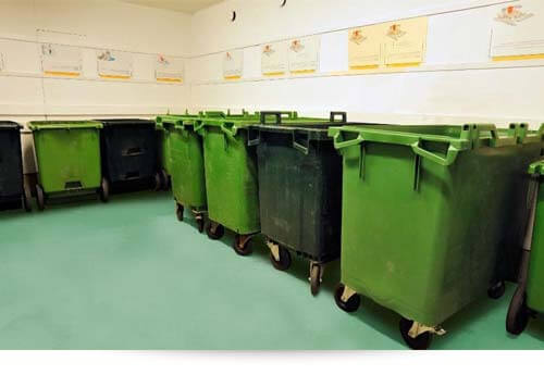 Waste storage rooms SCI plus